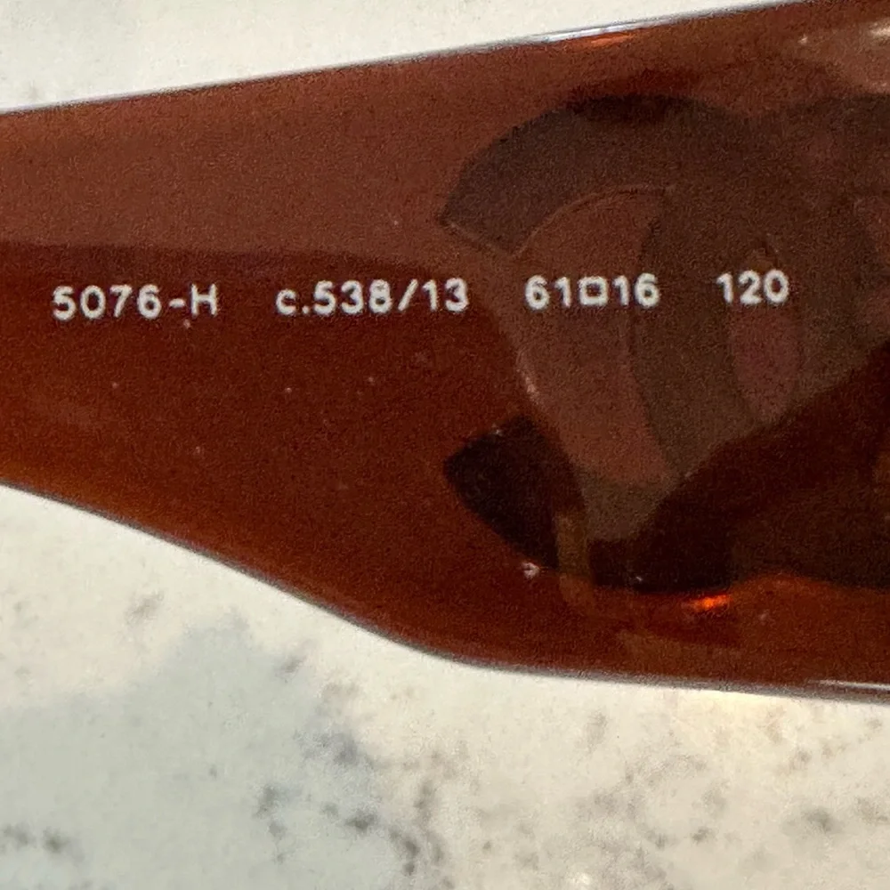 CHANEL Brown Mother of Pearl CC Logo Sunglasses- Authentic 5076-H 538/13  61-16 - Picture 11 of 15